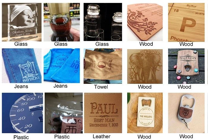 CO2 laser marking sample