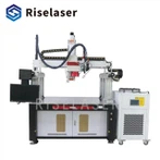 Automatische optische vezellaserlasmachine met platform