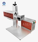Split Desk Fiber CO2 Laser Markeermachine